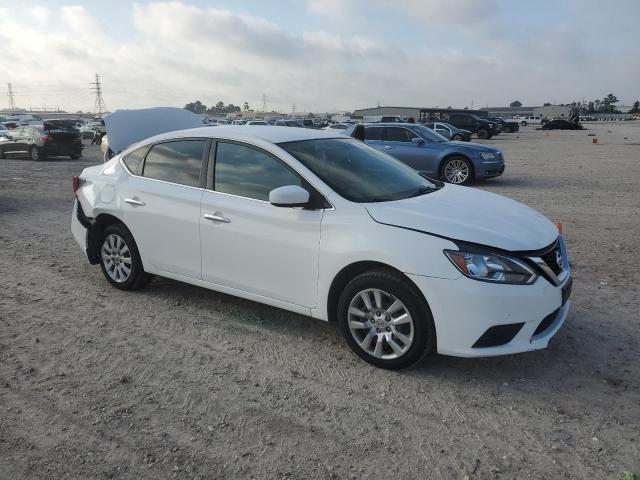 3N1AB7AP2KY301027 - 2019 NISSAN SENTRA S WHITE photo 4