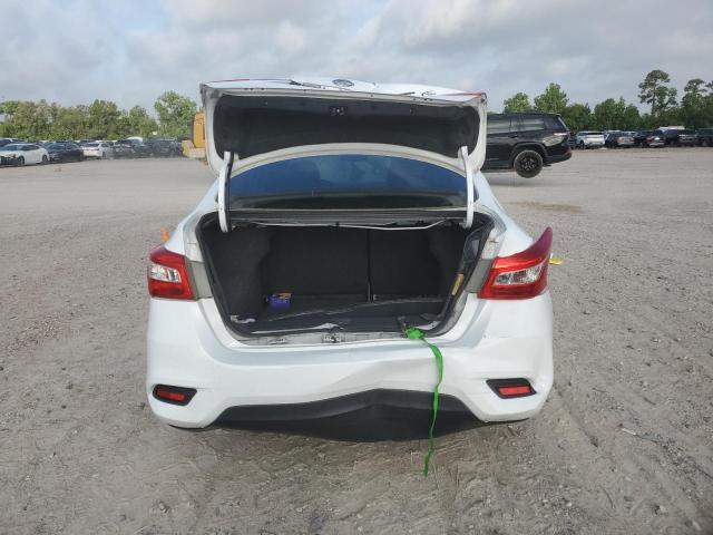 3N1AB7AP2KY301027 - 2019 NISSAN SENTRA S WHITE photo 6