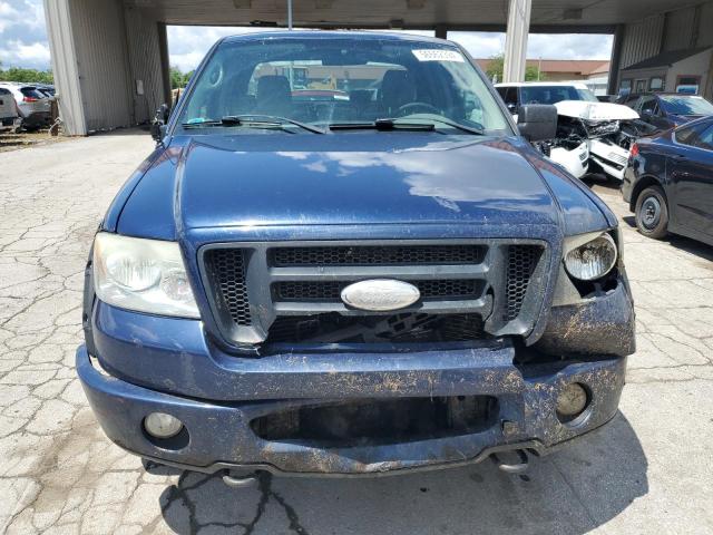 1FTRX14W98FB62225 - 2008 FORD F150 BLUE photo 5