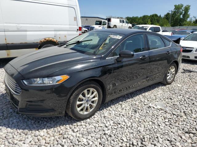 1FA6P0G71G5126783 - 2016 FORD FUSION S BLACK photo 1