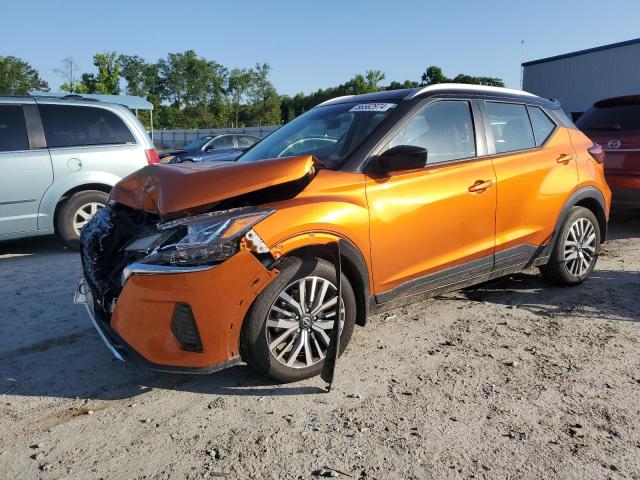 3N1CP5CV5NL518258 - 2022 NISSAN KICKS SV ORANGE photo 1