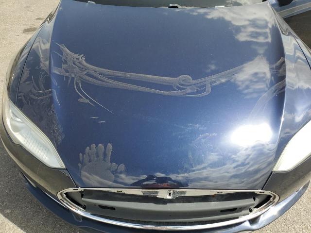 5YJSA1CGXDFP08283 - 2013 TESLA MODEL S BLUE photo 11