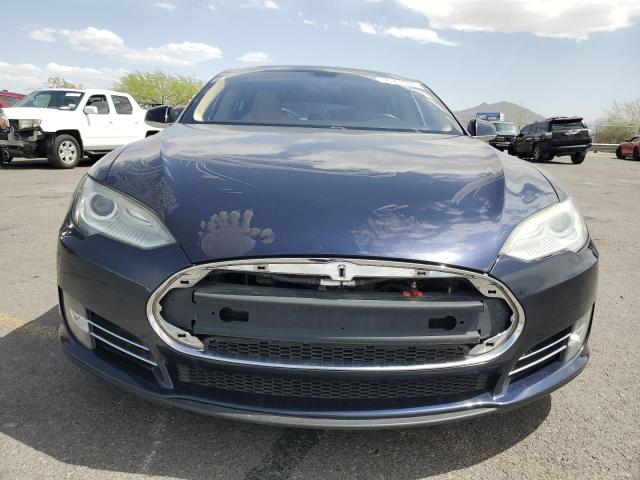 5YJSA1CGXDFP08283 - 2013 TESLA MODEL S BLUE photo 5