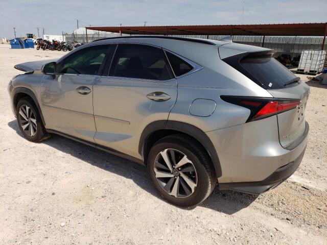 JTJYARBZ6K2155382 - 2019 LEXUS NX 300 BASE ვერცხლისფერი ფოტო 2