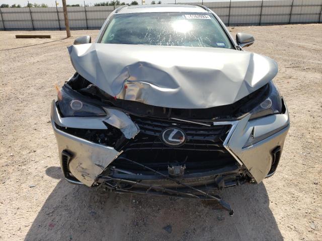 JTJYARBZ6K2155382 - 2019 LEXUS NX 300 BASE ვერცხლისფერი ფოტო 5