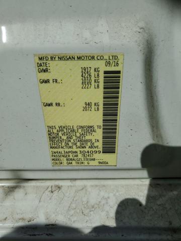 1N4AL3AP0HN304099 - 2017 NISSAN ALTIMA 2.5 WHITE photo 12