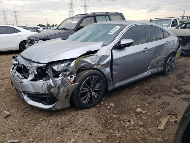 19XFC1F77HE008370 - 2017 HONDA CIVIC EXL 银色 照片 1