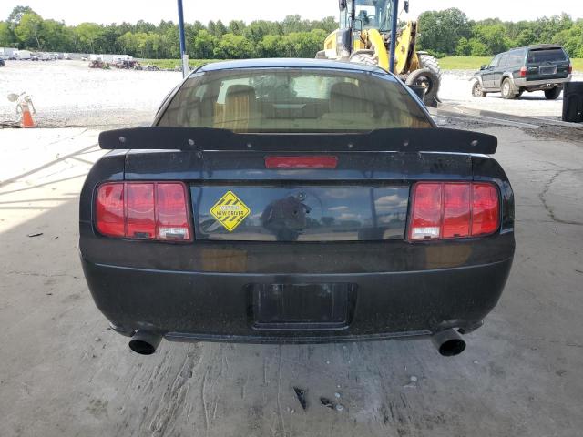 1ZVHT82H385115781 - 2008 FORD MUSTANG GT BLACK photo 6