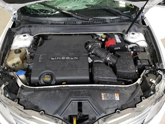 3LN6L2GKXDR800391 - 2013 LINCOLN MKZ WHITE photo 11