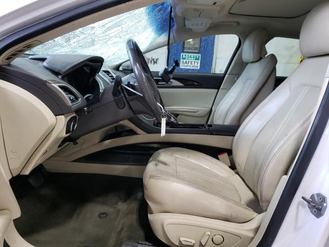 3LN6L2GKXDR800391 - 2013 LINCOLN MKZ WHITE photo 7