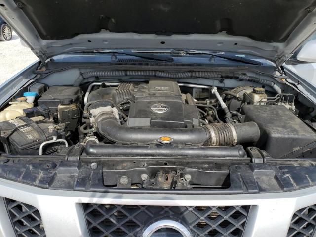 1N6AD0EV7AC439545 - 2010 NISSAN FRONTIER CREW CAB SE SILVER photo 11