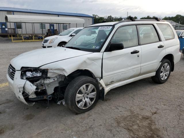 JF1SG63648H714546 - 2008 SUBARU FORESTER 2.5X WHITE photo 1