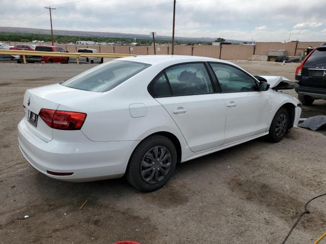 3VW1K7AJXFM280494 - 2015 VOLKSWAGEN JETTA BASE Weiß Foto 3