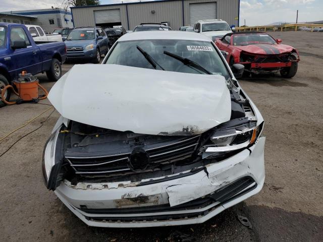 3VW1K7AJXFM280494 - 2015 VOLKSWAGEN JETTA BASE Weiß Foto 5