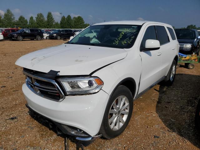 1C4RDHAG6KC817447 - 2019 DODGE DURANGO SXT WHITE photo 1