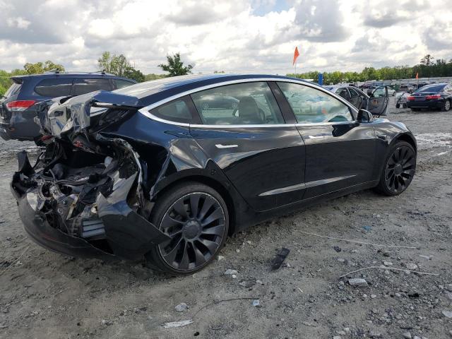 5YJ3E1EA3KF296707 - 2019 TESLA MODEL 3 黑色 照片 3