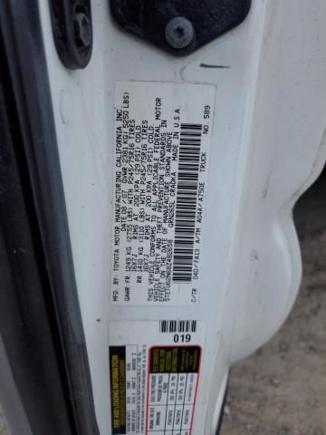 5TETU62N68Z482658 - 2008 TOYOTA TACOMA PRERUNNER ACCESS CAB WHITE photo 12