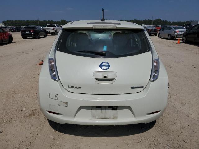 JN1AZ0CP2BT001691 - 2011 NISSAN LEAF SV WHITE photo 6