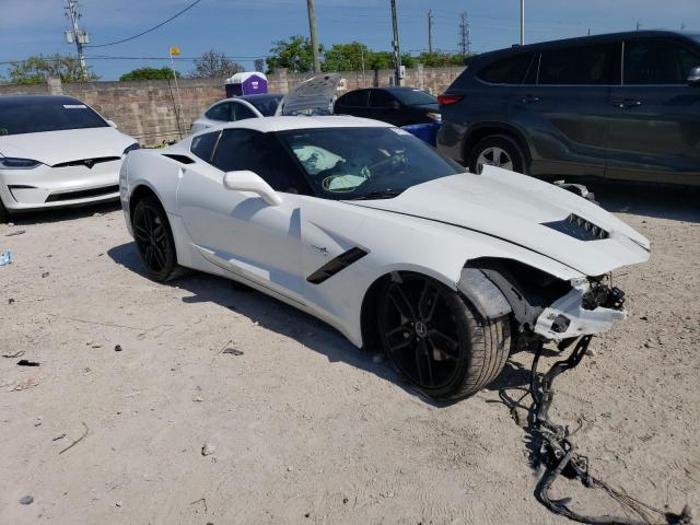 1G1YB2D73K5119112 - 2019 CHEVROLET CORVETTE STINGRAY 1LT WHITE photo 4