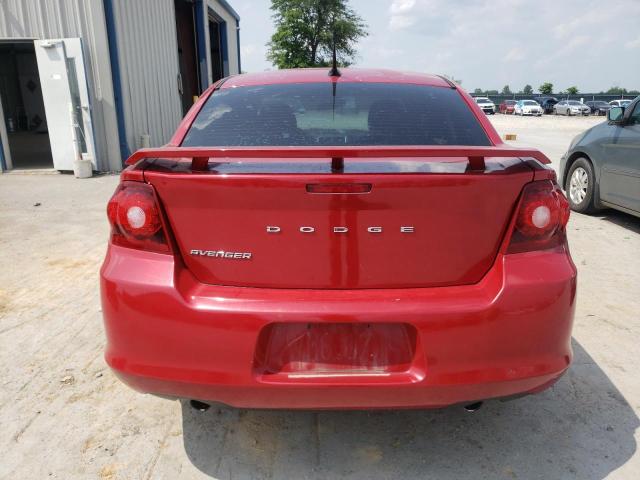 1B3BD1FG9BN509146 - 2011 DODGE AVENGER MAINSTREET RED photo 6