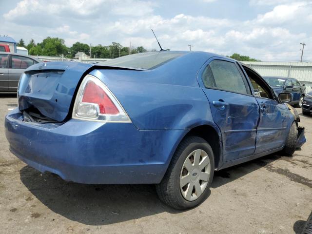 3FAHP06Z29R212163 - 2009 FORD FUSION S BLUE photo 3