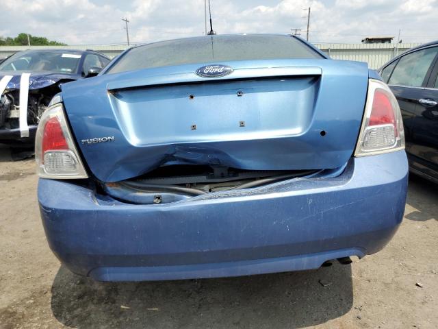 3FAHP06Z29R212163 - 2009 FORD FUSION S BLUE photo 6