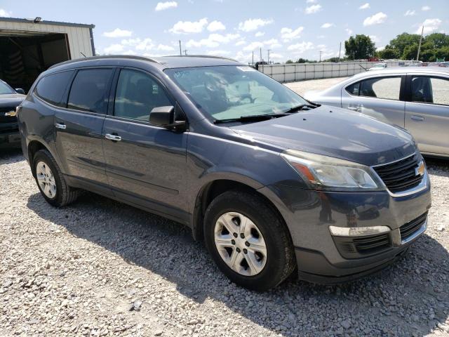 1GNKRFED9EJ325154 - 2014 CHEVROLET TRAVERSE LS GRAY photo 4