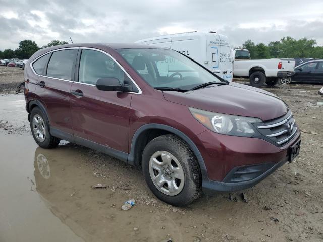 5J6RM3H3XEL009364 - 2014 HONDA CR-V LX BURGUNDY photo 4