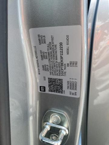 1GCPTBEK5P1112230 - 2023 CHEVROLET COLORADO ნაცრისფერი ფოტო 12