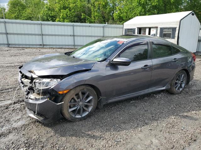 19XFC1F78KE014850 - 2019 HONDA CIVIC EXL GRAY photo 1