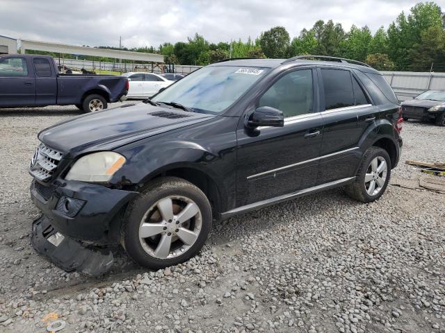 4JGBB8GB7BA650767 - 2011 MERCEDES-BENZ ML 350 4MATIC BLACK photo 1