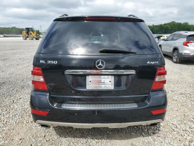 4JGBB8GB7BA650767 - 2011 MERCEDES-BENZ ML 350 4MATIC BLACK photo 6
