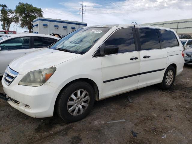 5FNRL38207B036742 - 2007 HONDA ODYSSEY LX WHITE photo 1