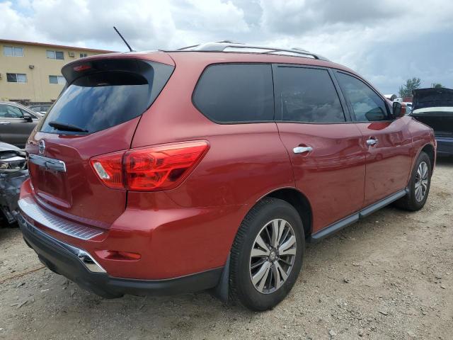 5N1DR2MN8HC685038 - 2017 NISSAN PATHFINDER S RED photo 3