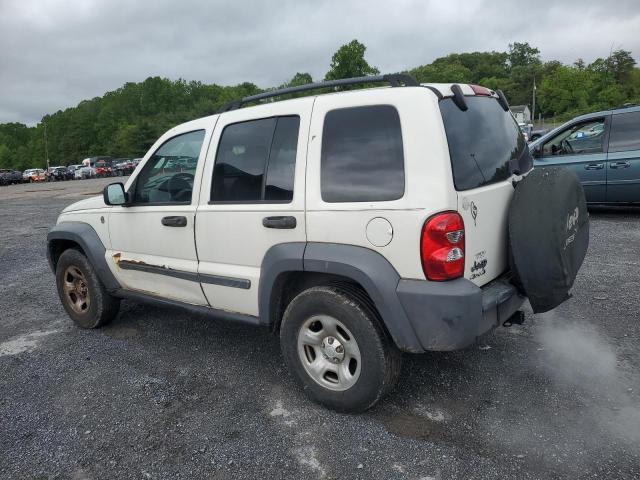 1J4GL48K46W113582 - 2006 JEEP LIBERTY SPORT Beyaz fotoğraf 2