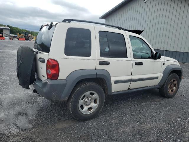 1J4GL48K46W113582 - 2006 JEEP LIBERTY SPORT Beyaz fotoğraf 3