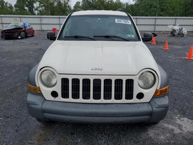 1J4GL48K46W113582 - 2006 JEEP LIBERTY SPORT Beyaz fotoğraf 5
