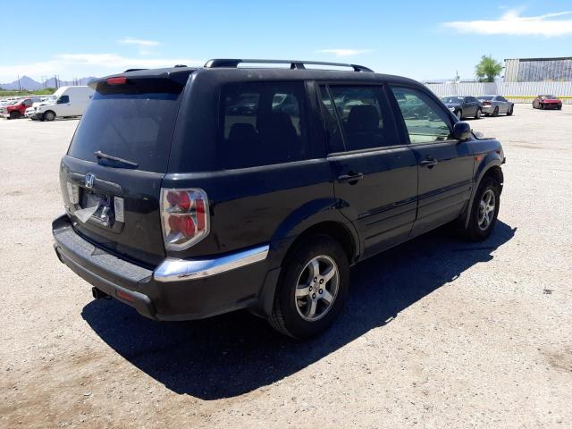 5FNYF28787B004419 - 2007 HONDA PILOT EXL BLACK photo 3