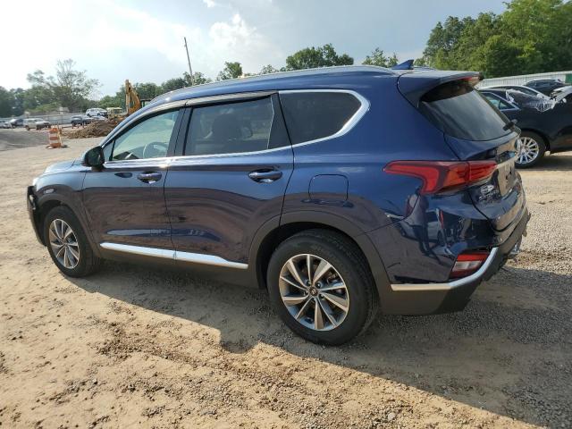 5NMS33AD2KH006243 - 2019 HYUNDAI SANTA FE SEL BLUE photo 2