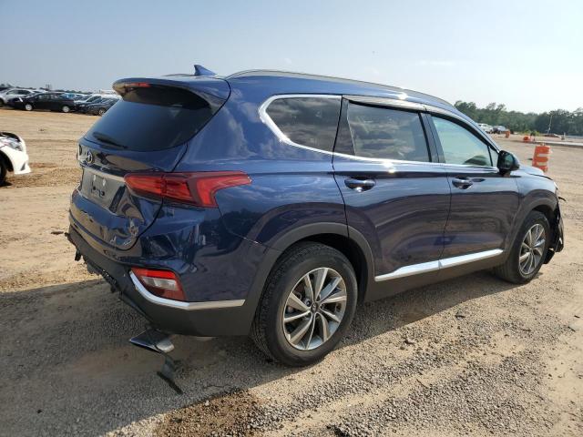 5NMS33AD2KH006243 - 2019 HYUNDAI SANTA FE SEL BLUE photo 3