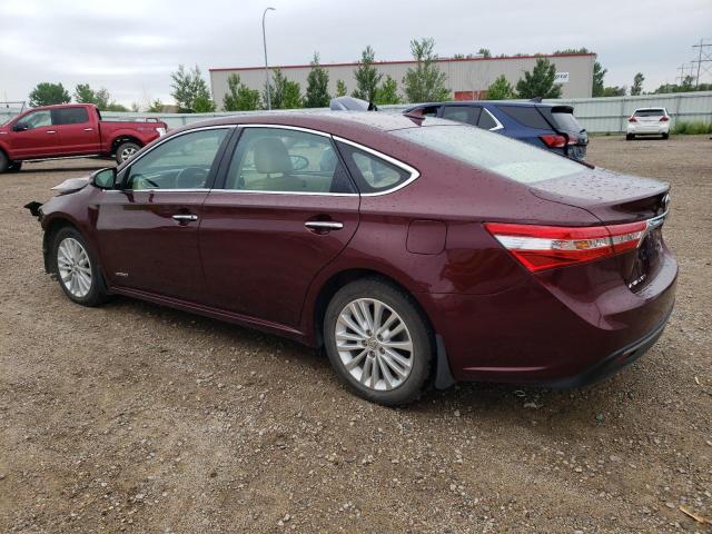 4T1BD1EB0DU014388 - 2013 TOYOTA AVALON HYBRID BURGUNDY photo 2