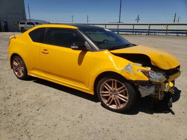 JTKJF5C78C3026771 - 2012 TOYOTA SCION TC 黄色 照片 4