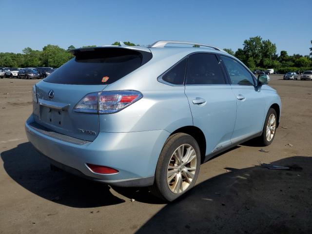 JTJBC1BA3A2411925 - 2010 LEXUS RX 450 BLUE photo 3