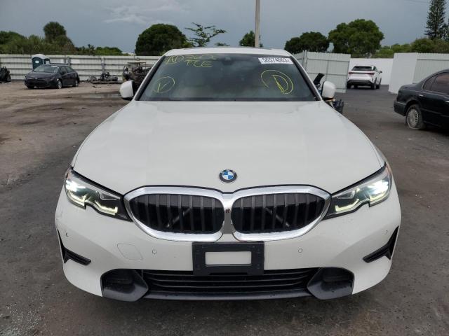 3MW5R1J05L8B04653 - 2020 BMW 330I WHITE photo 5