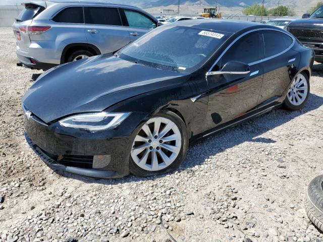 5YJSA1E21HF178566 - 2017 TESLA MODEL S Սև լուսանկար 1