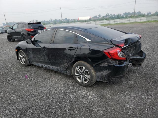 2HGFC2F51HH040970 - 2017 HONDA CIVIC LX BLACK photo 2