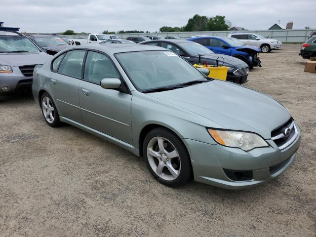 4S3BL616097233385 - 2009 SUBARU LEGACY 2.5I GREEN photo 4