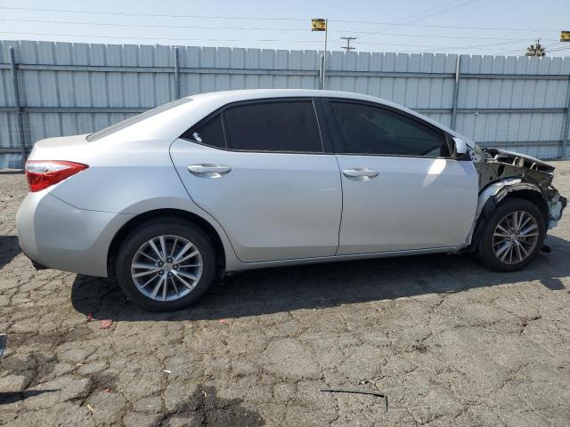 5YFBURHE3FP267343 - 2015 TOYOTA COROLLA L SILVER photo 3