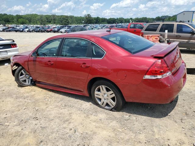 2G1WB5E31C1289718 - 2012 CHEVROLET IMPALA LT RED photo 2