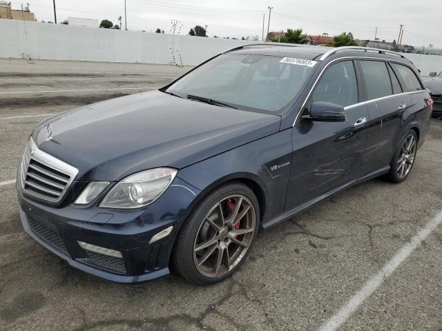 WDDHH7EB8DA747012 - 2013 MERCEDES-BENZ E 63 AMG BLUE photo 1